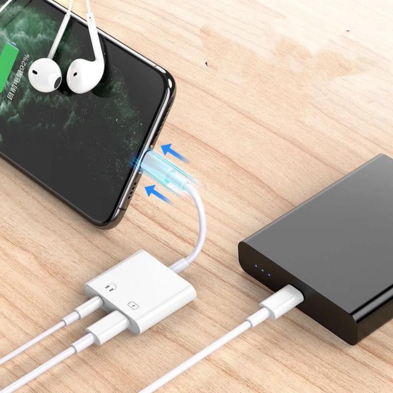 2v1 Audio Adaptér USB-C na 3,5mm Jack Type-C Nabíjení 3,5mm Aux Kabel Pro Samsung Xiaomi Huawei Konektor Pro Kabelová Sluchátka