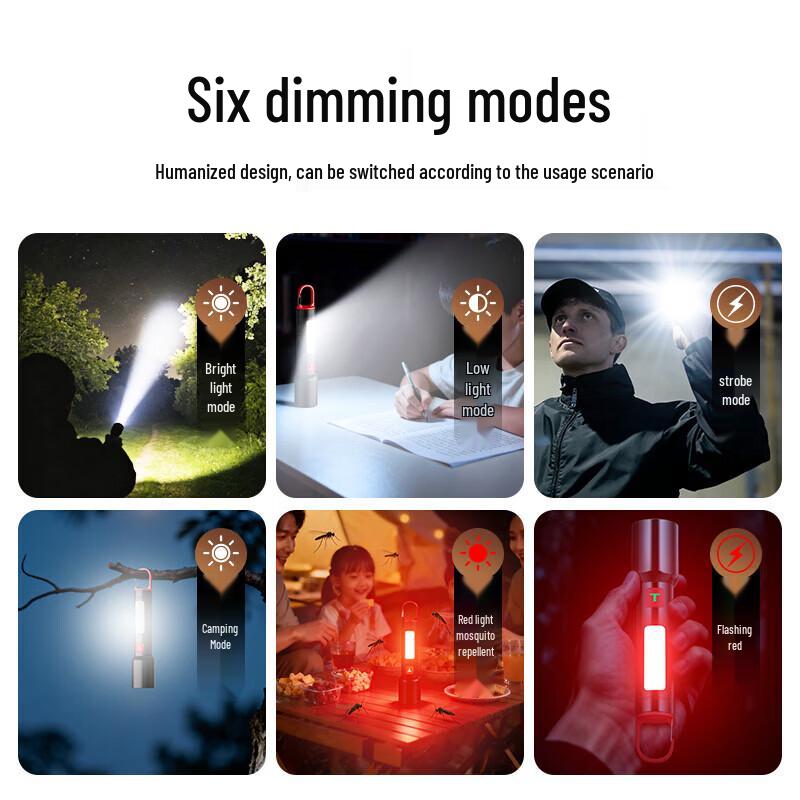 TCL Rechargeable Ultra-Bright Outdoor Flashlight