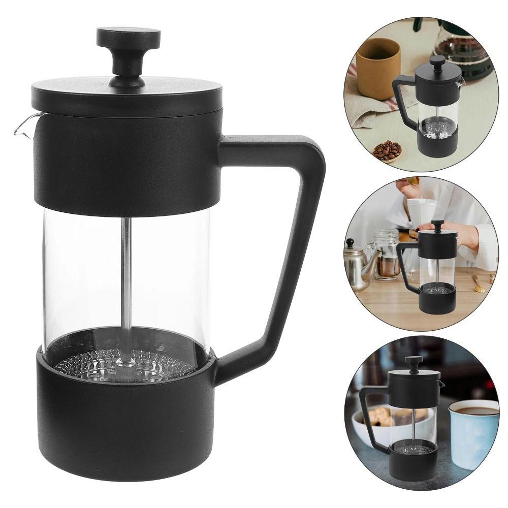 Rust-Free French Press Coffee Maker Heat Resistant Hand Punch Pot  Camping Travel