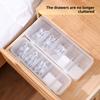 Data Cable Charging Head Flip Cover Storage Box, Transparent Dust-proof Earphone Organizer, Desk Drawer for Organizing Stationery, Jewelry.