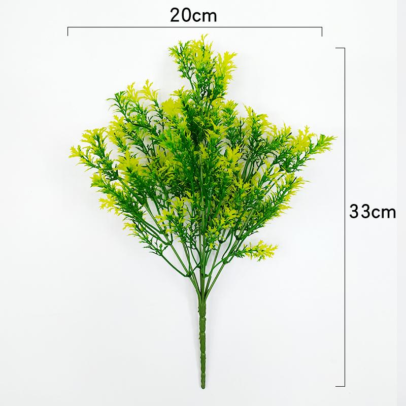 Künstliche Efeutute Grünpflanzen: Einzelstiel-Blumenarrangement für Wohnzimmer-Wanddeko