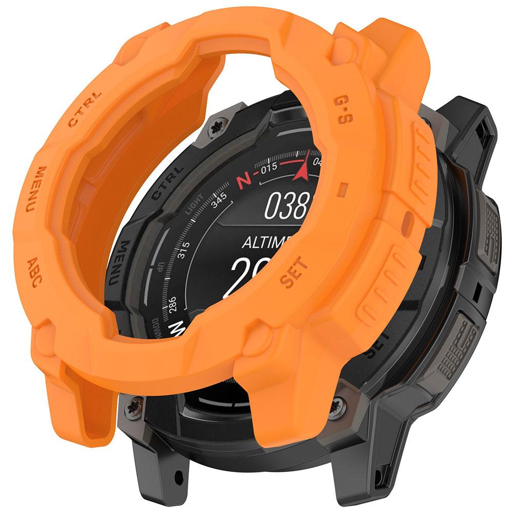 Silicone Protective Case Cover for Garmin instinic 3 45mm 50mm Sports SmartWatch Shell with glass film
