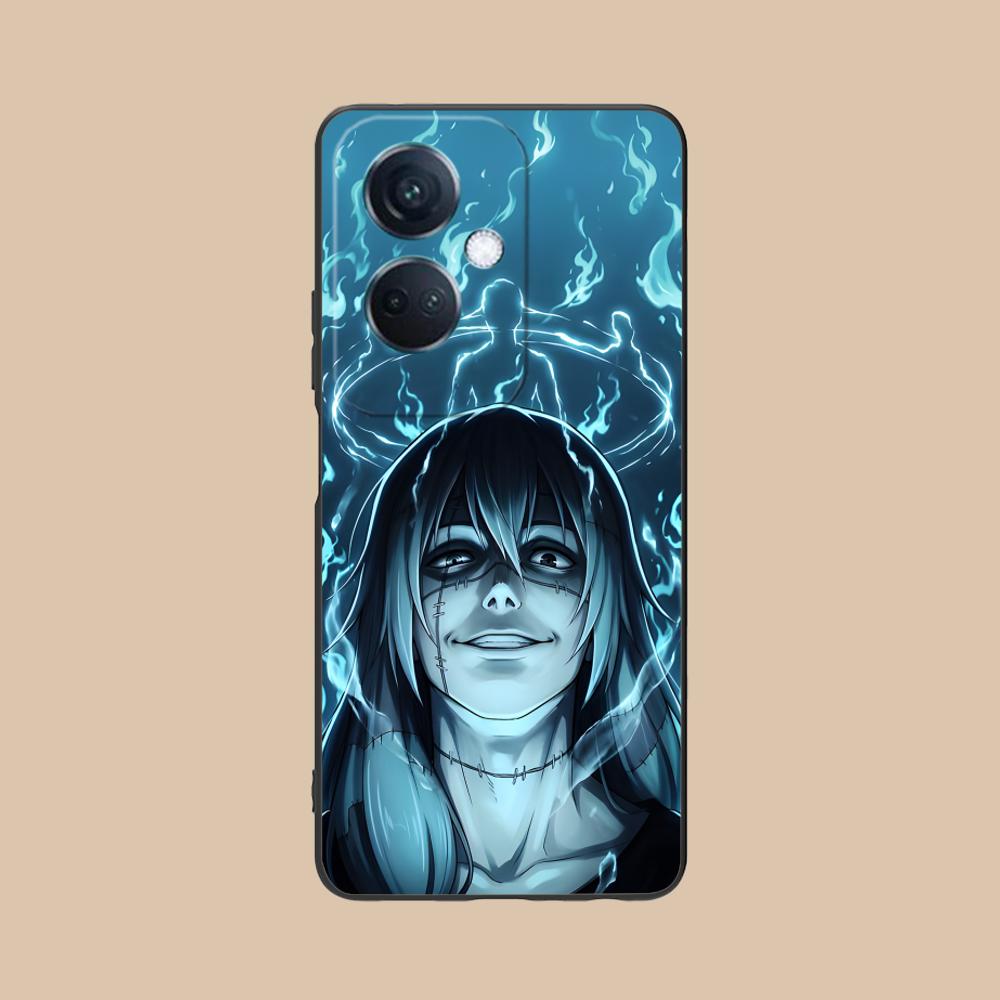 JJK Mahito Phone Case for OPPO Reno 14 13 12 11 10 9 8 7 6 5 F T Pro 5G Soft TPU Shockproof Cover