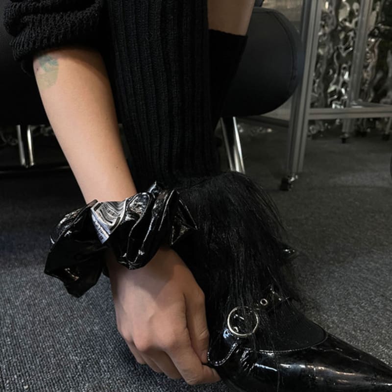 SENTIMENTS NO.289 [BLACK] SCRUNCHY HAIR