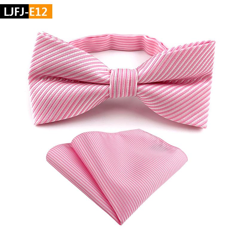 Bow Tie Plus Pocket Towel Set, Groom'S Wedding Bow Tie.