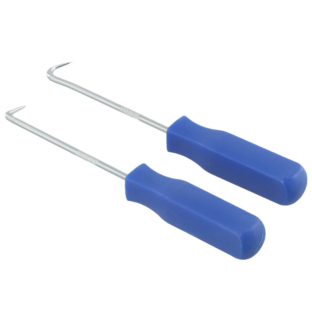 2pcs 135mm Auto Car Oil Seal Screwdrivers Set Hose Removal Hook Set O-Ring Seal Gasket Puller Remover Pick Hooks Repair Tools