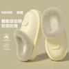 New winter cotton slippers thick-soled outer wear bag and snow boots thickened warm fluffy slippers couple cotton shoes
