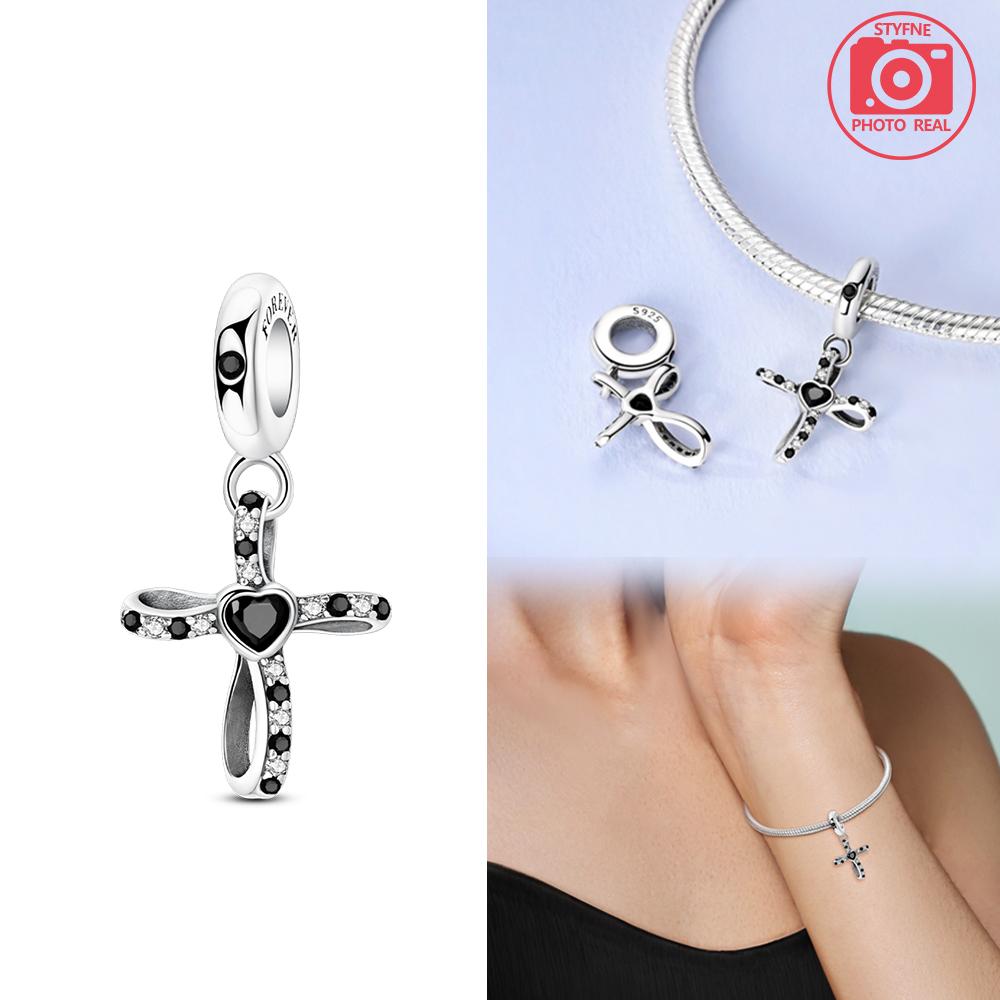 Charms Plata Sparkling Bow Pendant Copper Colors For Charms Copper Colors Original Bracelet For Jewelry Making
