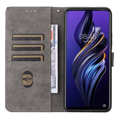 Etui ze skóry PU dla TECNO Pova 5 4G LH7N, Etui z podstawką, Blokujące RFID, Portfel, Pokrowiec na telefon ze smyczą