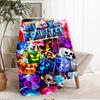 Blox Fruits Theme Printed Blanket - Perfect for Couch, Bed, Travel & Outdoor Use | Machine Washable, Cozy & Durable.