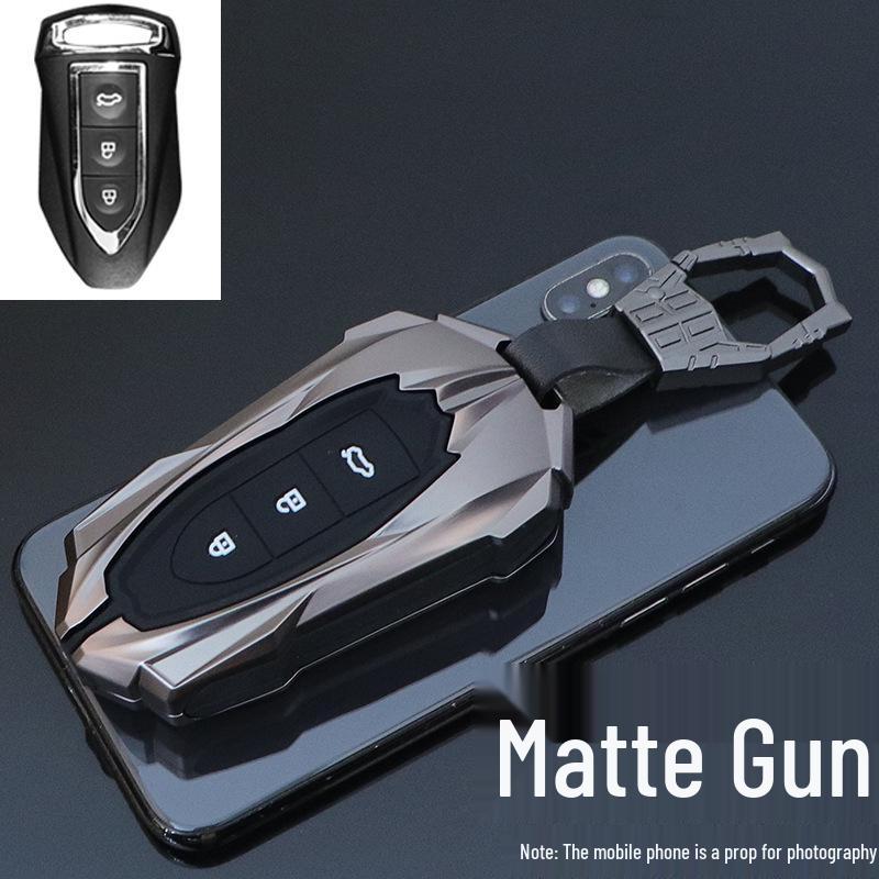 Husă cheie auto Zotye T500: Carcasă Metalică Elegantă pentru Cheie pentru Modelele SR7/SR9/T700/T600 – Unisex