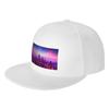 Fashion Vast City Skyline Flat Brim Sun Hat  Sports And Fitness Caps Unisex