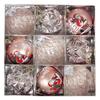Festive 8cm Christmas Snow Ball Ornaments for Tree Decoration Holiday Party Seasonal Decor
