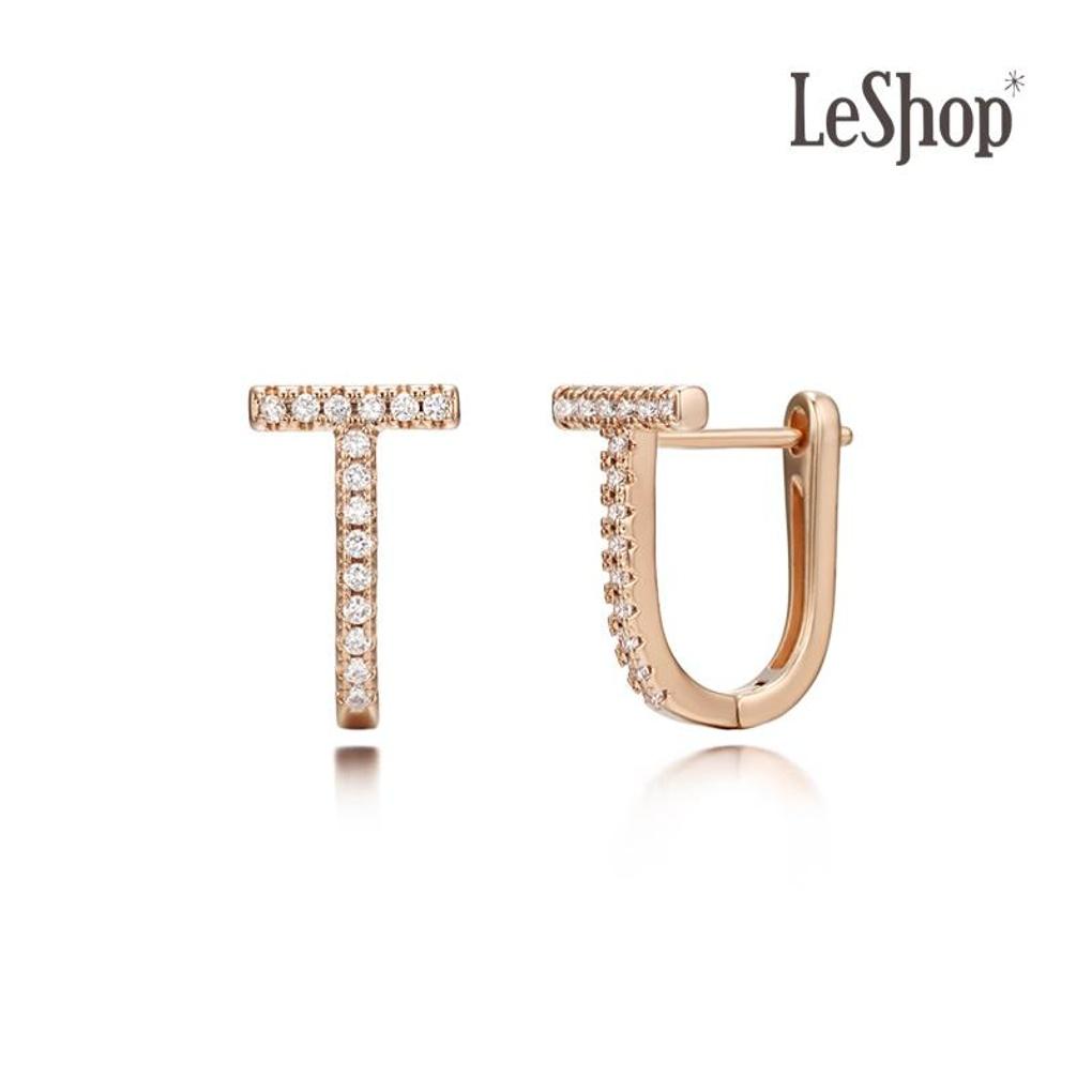 

[LsSHOP] 14K Tiar One-Touch Earrings (Gold Plated)_LJ5210BRE rose gold
