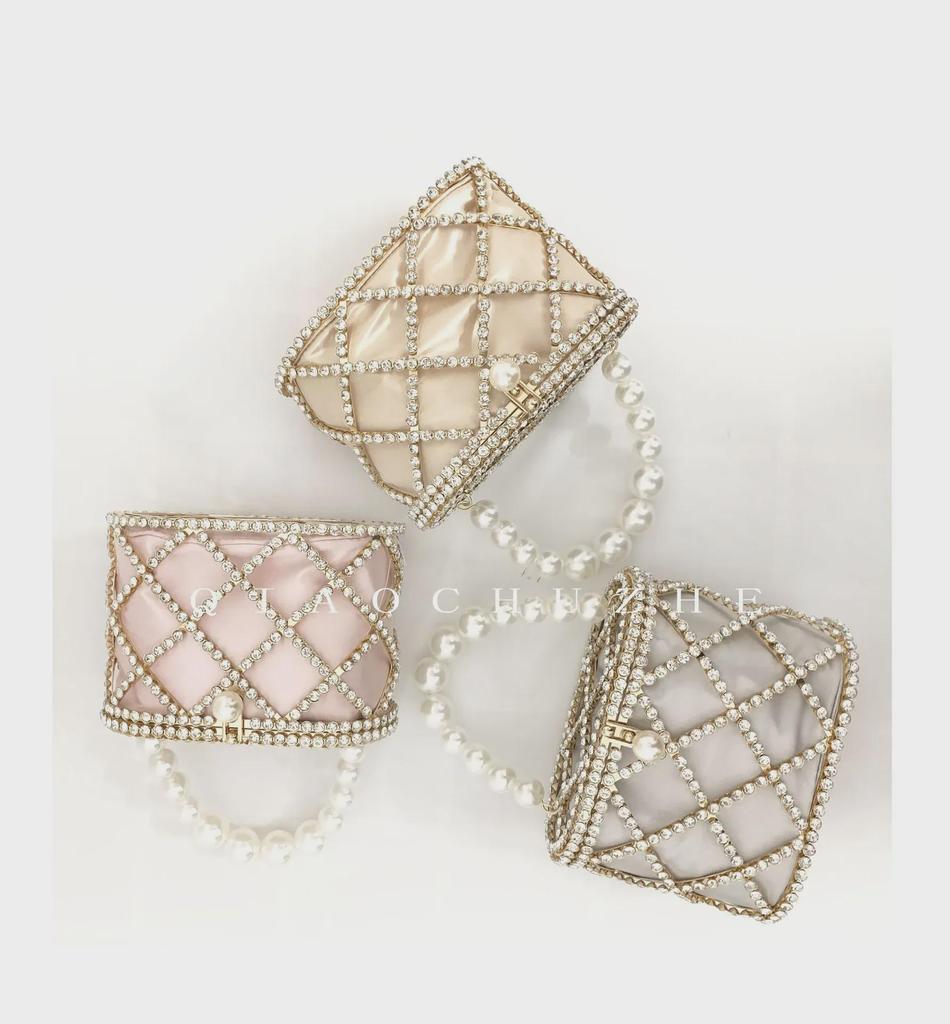 Neuer Trend: Damen Sommer Diamantkorb Tasche - Europäischer & Amerikanischer Stil, Großes Fassungsvermögen, Handheld & Diagonal