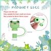 12Pcs Cute Animal Silicone Straw Covers Toppers Reusable Cup Accessories Fun Animal Straws Cap for Kids And Adults