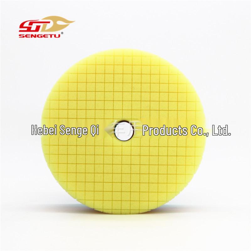 5-inch Beveled Square Self-Adhesive Car Polishing Pad for Surface Scratch Repair