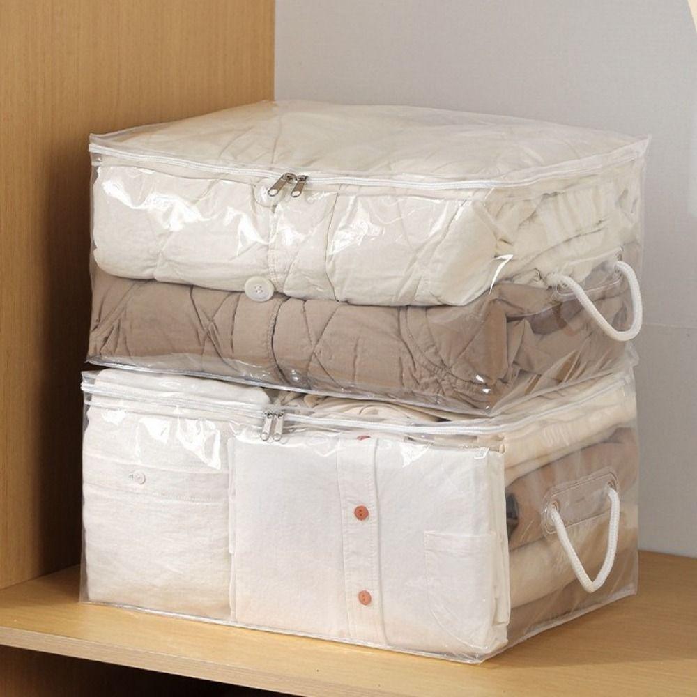 Folding Clothes Quilt Storage Bag Dust-proof Clothes Storage Bag  for Household