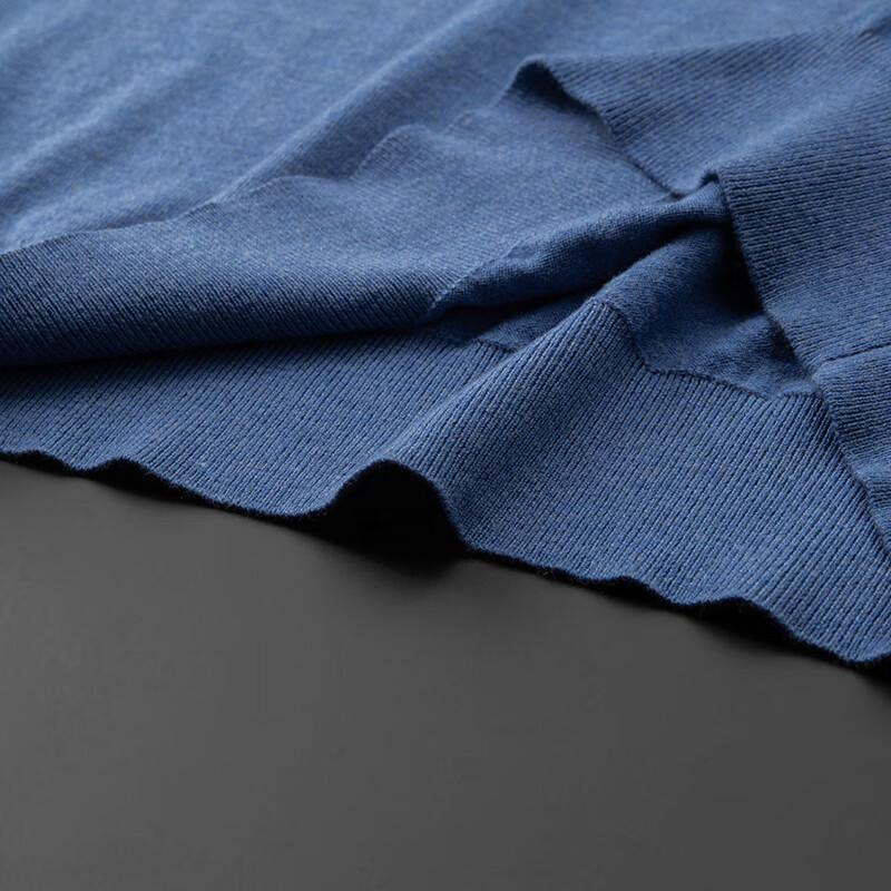 Dibinze Men's Plus Size Wool Knit Short Sleeve T-Shirt