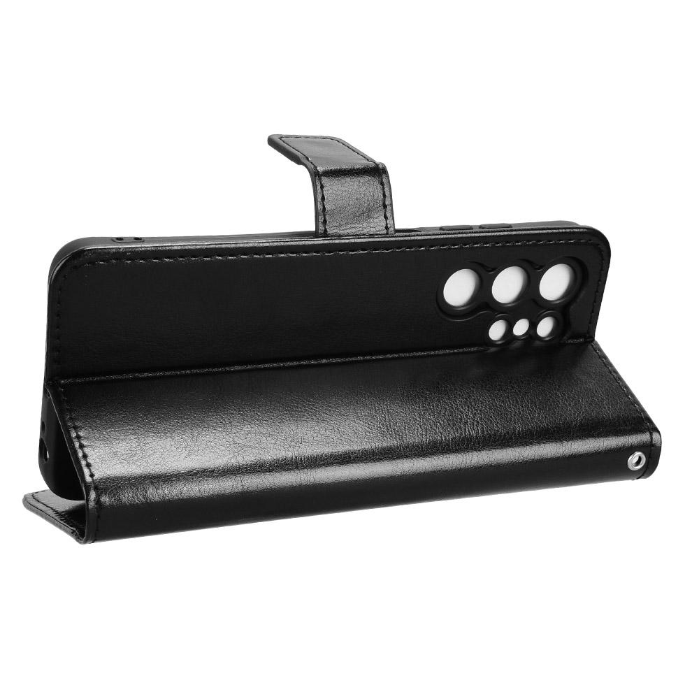 For Oukitel C61 Pro/Oukitel C61 PU Leather Case with Strap Crazy Horse Texture Phone Wallet Cover