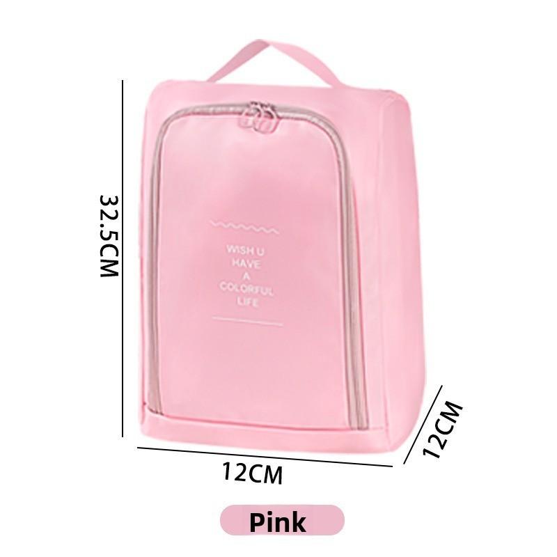 Travel Shoe Storage Bag Oxford Fabric With Multiuse Design For Leisure Travel And Bedroom Organization