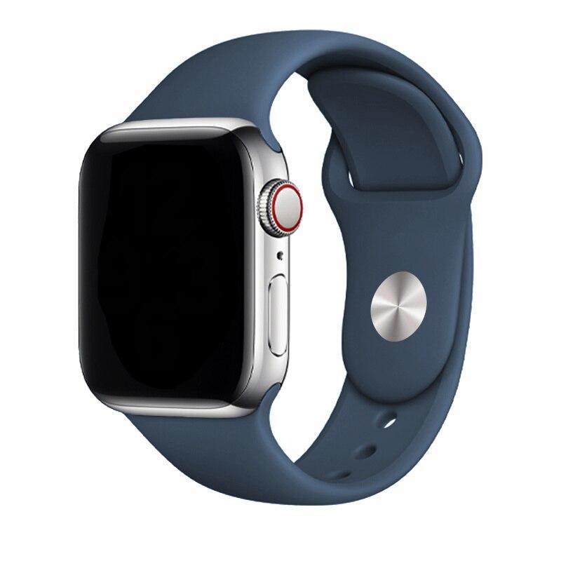 Silikonový řemínek pro řemínek Apple Watch 44 mm 49 mm 45 mm 41 mm 40 mm 42 mm 38 mm náramek iwatch série 9 7 se 3 4 5 6 8 Pásek Ultra2