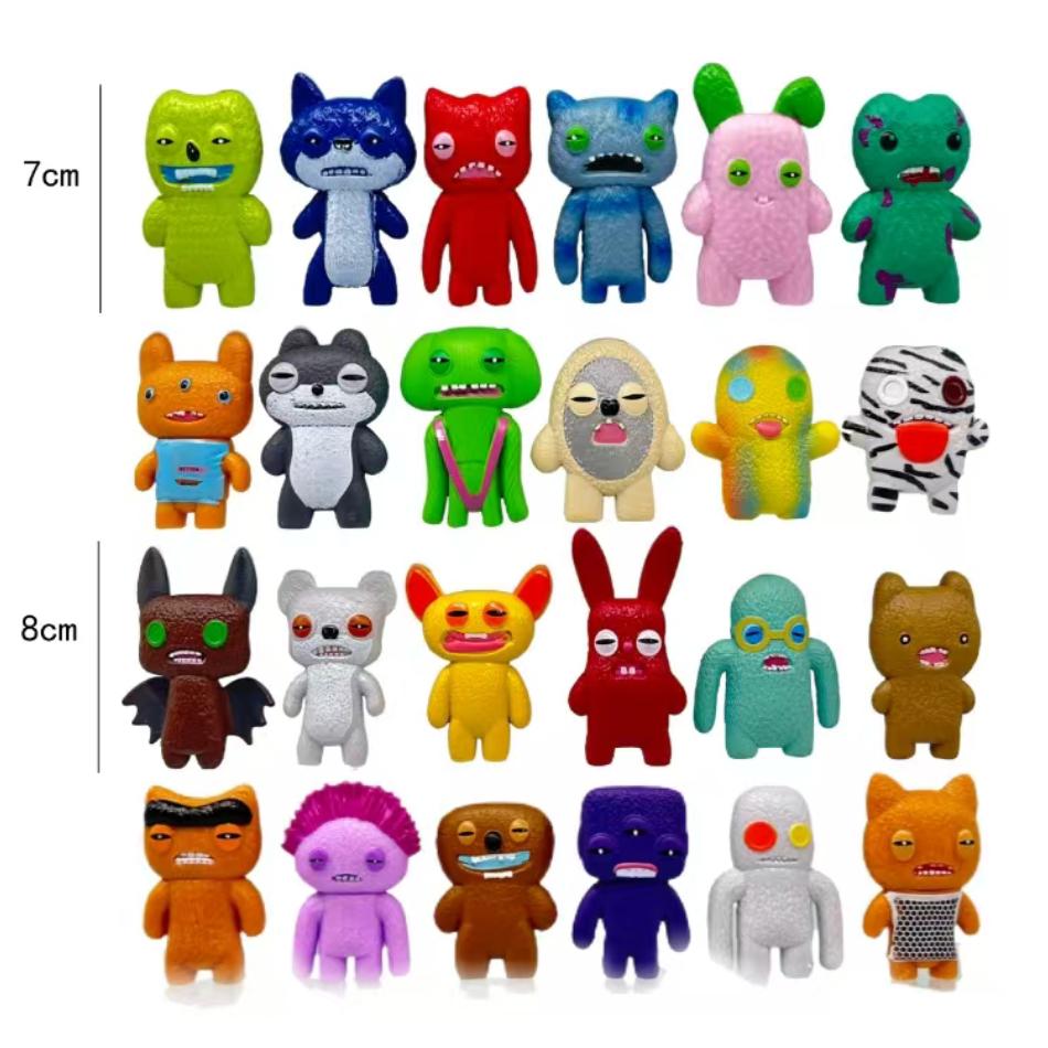 Fuggler Monster Blind Box Hračka Pan. Jehly Zub Širokooký Podivín Rozzlobený Mimozemšťan Křik Domácí Ozdoba Sběratelský Model Dětský Dárek