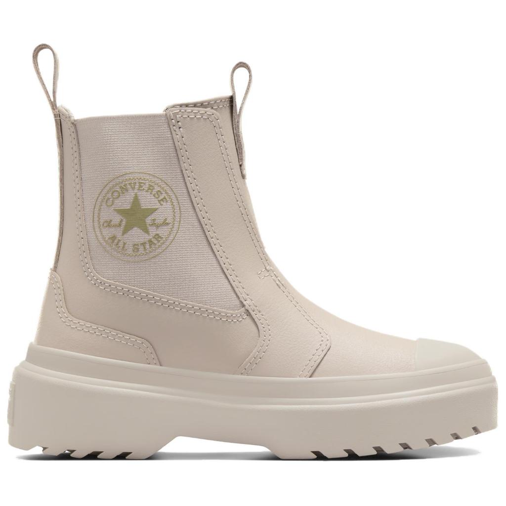 Converse Chuck Taylor All Star Lugged Chelsea Boot GS Papyrus Kids Sneakers Tan A08395C
