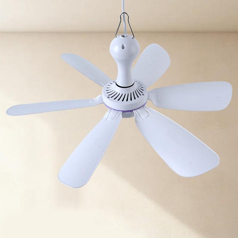 Ventilatore USB da Appendere DC5V1A 5W Efficiente e Silenzioso Motore Brushless per Campeggio Camera da Letto Ufficio Scrivania e Tenda da Viaggio