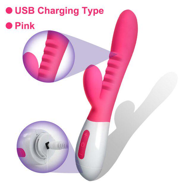 12 Modes G-Spot Vibrator Female Vagina Massager Clitoris Dual Vibrations Dildo Adult Sex Toys