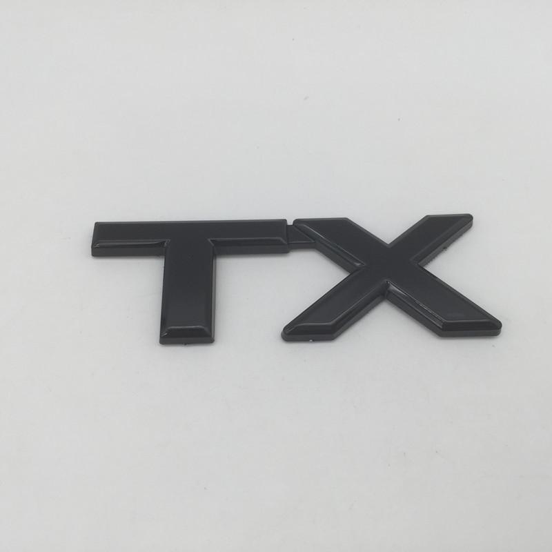 

1pcs 3D ABS TX TXS TX.S car Letter Emblem Fender side Rear tail trunk badge sticker Decal styling auto Accessories
