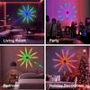 WiFi Bluetooth Smart Fireworks LED Light, 2025 New Smart Fireworks LED Lights Outdoor, Led Fireworks Lights Music/Mic Sync with Firework Launch