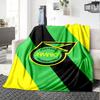 Jamaica Print Flannel Blanket High Quality Warm Comfortable Cover for All Seasons Perfect for Gifts Home Decor