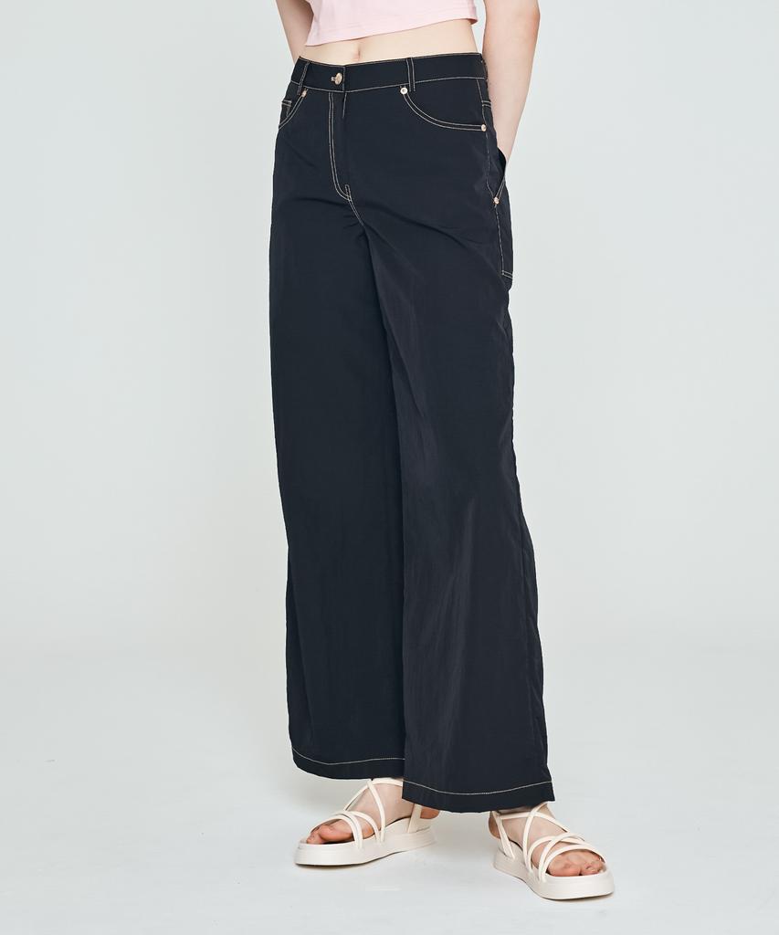 DEPASION Back Pocket Point Pants (Black)