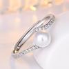 Anello Estivo di Perle d'Acqua Dolce: Design alla moda giapponese di lusso leggero per donne, perfetto per essere indossato sull'indice o sul mignolo.