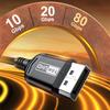 16K DP 2.1 Video Cable, 80Gbps Transfer Rate, 12Bit HDR & VRR Support, Displayport Cord For TV PC Monitor PS5 Xbox Multiple Lengths 1M 2M 3M 5M