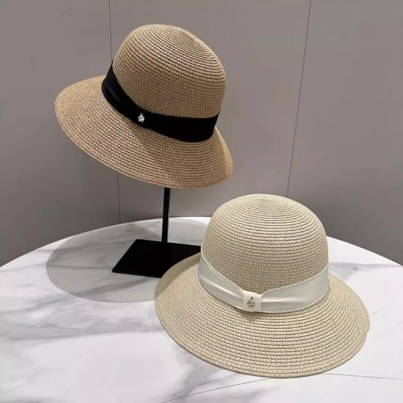 Summer New Sunshade Bucket Hat Women's Versatile Face Small Sunscreen Sun Hat Seaside Vacation Beach Hat