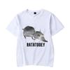 Summer New Fashion T Shirt for Men Ratatooey Print Harajuku T-shirts Hip Hop Streetwear Casual Man Women Shirt Oversized Top Tee