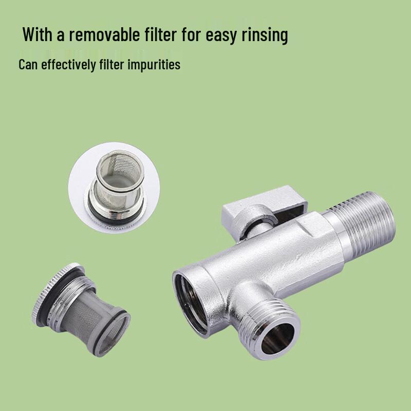 Xuanyong Copper High-Flow Angle Stop Valve