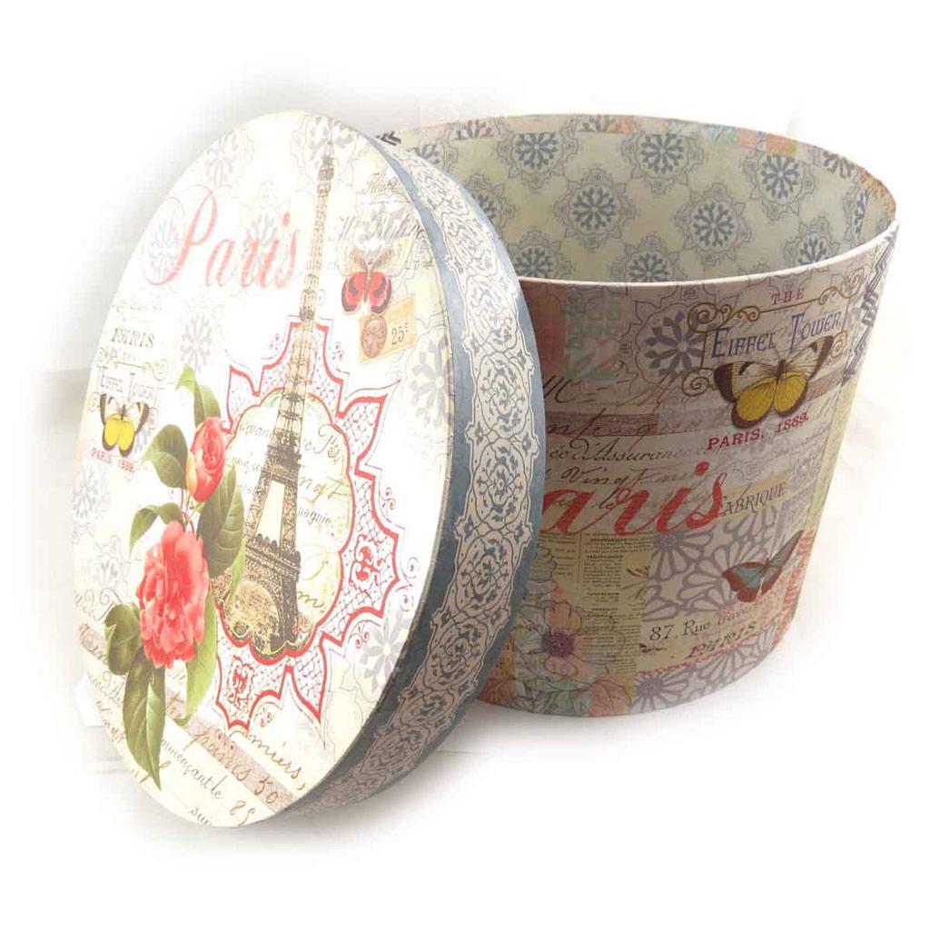 Les Trésors De Lily [J8368] - Set de 3 boîtes à Souvenirs 'Belle Epoque' beige multicolore