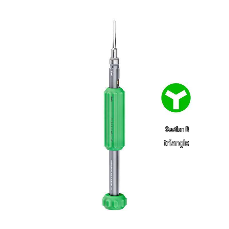 

3D Screwdriver Set: Phillips/Triangle/Hexagonal/Five-Star Tips with Magnetic Feature for Mobile Phone Repair