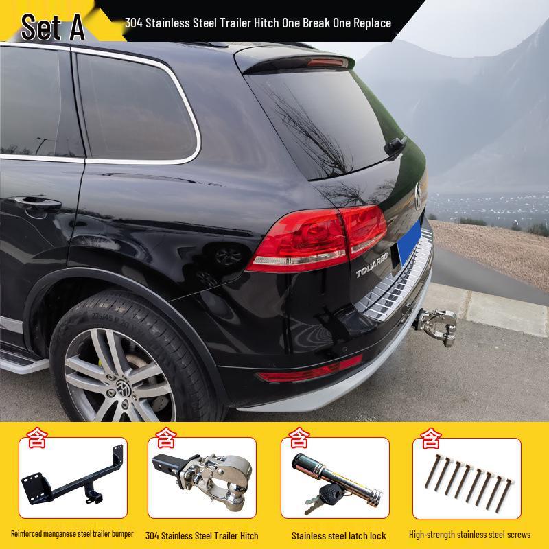 Reinforced Volkswagen Touareg, Touareg-L, Tiguan L Tow Hitch Upgrade Kit