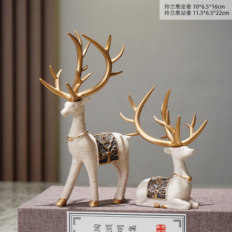 

New Chinese Style Screen Zen Home Vase Decor Classic Oriental Living Room Table TV Cabinet Ornament