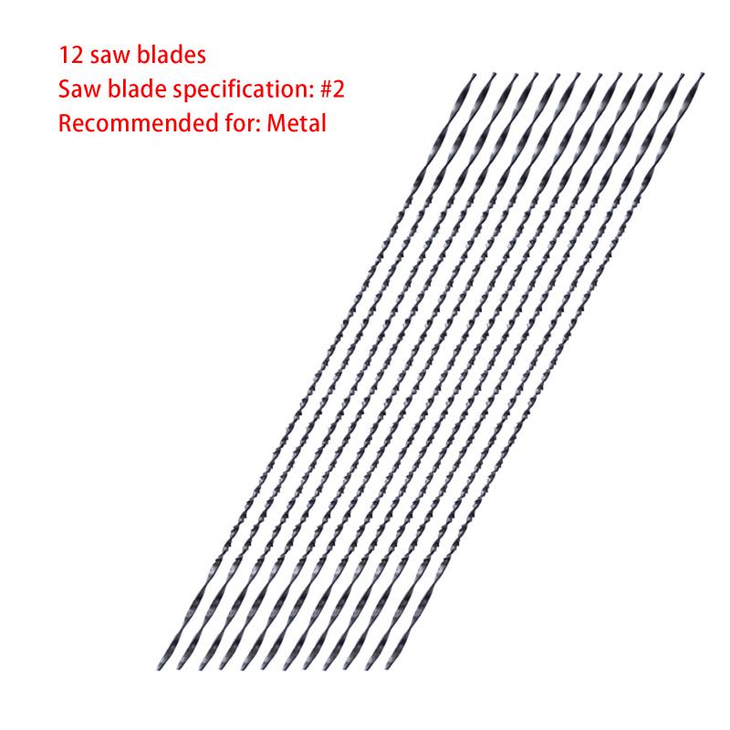Fierăstrău pentru coping Lamă de ferăstrău multifuncțional în formă de U pentru ferăstrău pentru lemn, plastic, metal, bricolaj