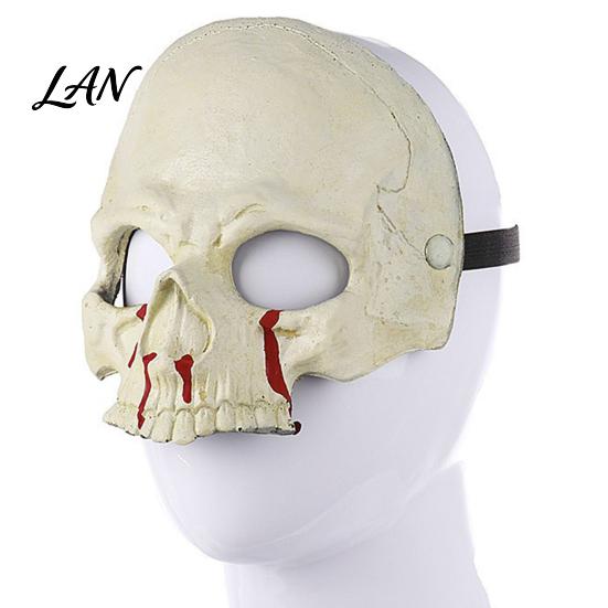 Realistic Skull Mask for Halloween Skeleton Mask, Scary with Side Clip, Lightweight Breathable Costume Haunted House Cosplay Masquerade Parties