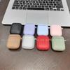 Applicable To Apple AirPods 1 Bluetooth Headset Case 1st Generation Ear Matte Black Pink and Blue Silicone Soft Case Color Material