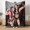 Sisters Leather Blanket Soft Throw Blanket For Home Bedroom Bed Sofa Travel Office Solid Christmas Blanket