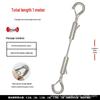 Stainless Steel Adjustable Wire Sling Hook for Art Exhibition Hanging
