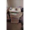 Multi-layer Storage Rack, Storage Rack, Floor-standing Bookshelf, Small Cart, Movable, with Wheels