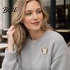 Animal Brooch Enamel Pin Cartoon Cat Dog Panda Lion Design
